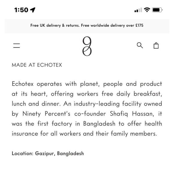 Ninety‎ Percent long sleeve round neck low back bodysuit black M ￼New - Picture 13 of 14